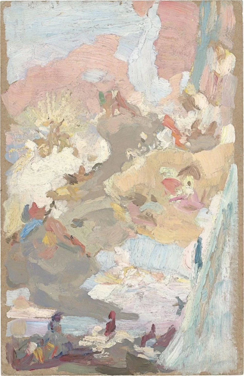 Studio dell'affresco del soffitto del Tiepolo nella Residenza di Würzburg
